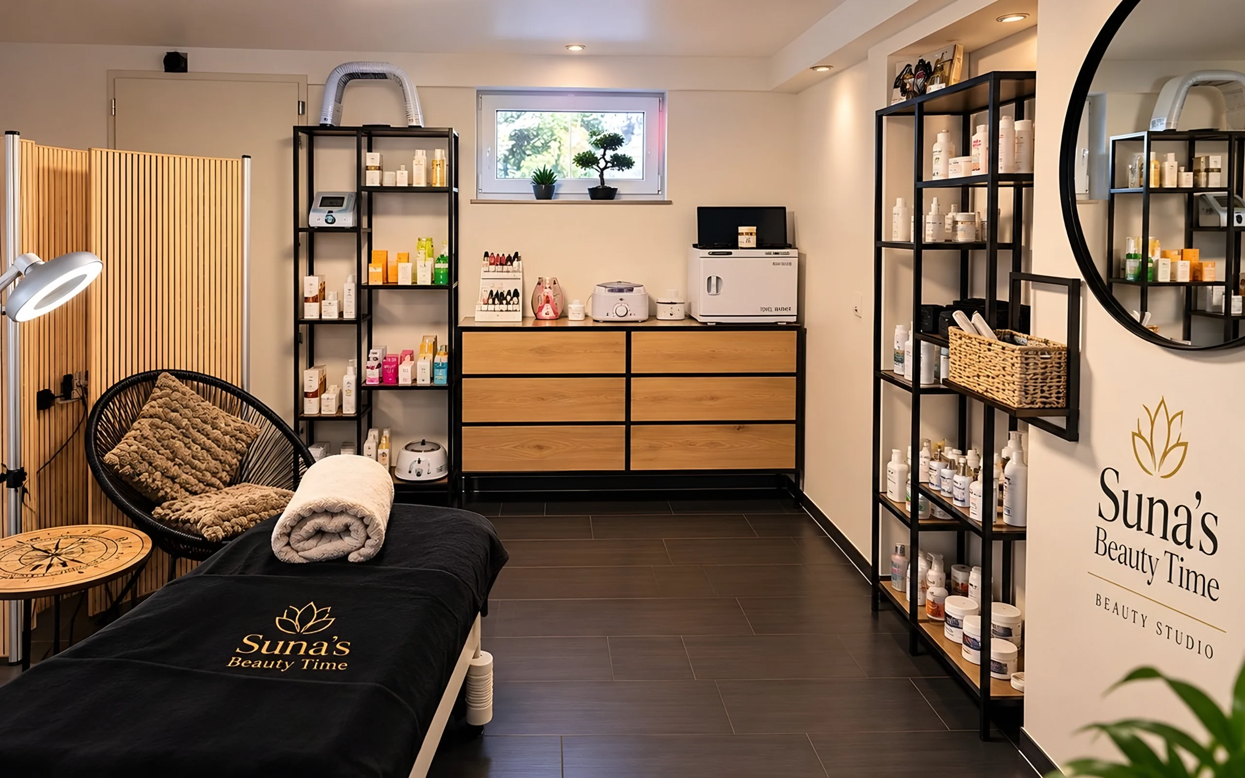 Behandlungsraum im Studio von Sunas Beauty Time